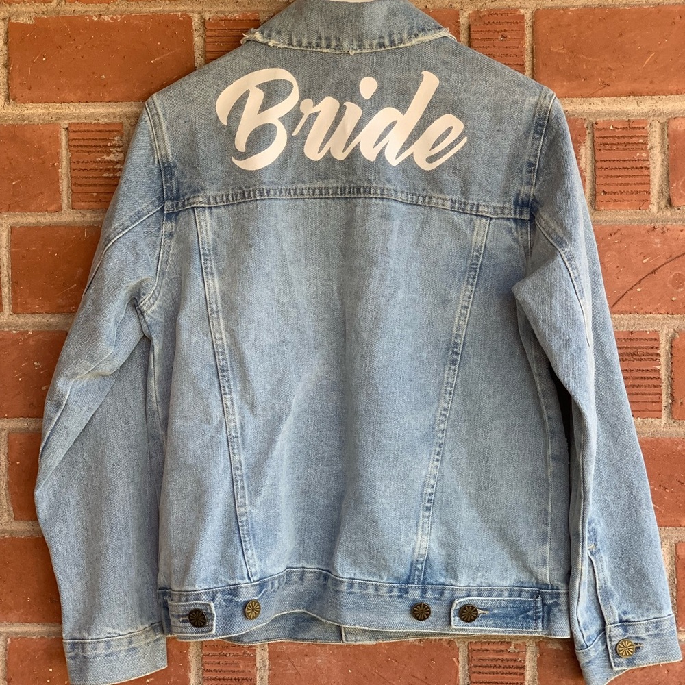Bride denim jacket